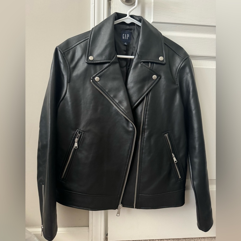 GAP vegan leather jacket